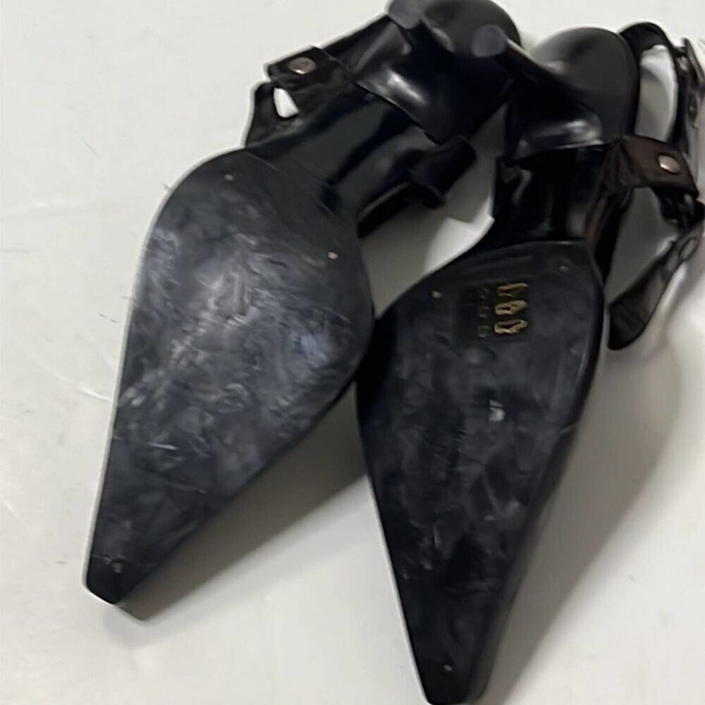 SERGIO ROSSI LEATHER SHOES SIZE 8 1/2 - Picture 7 of 10